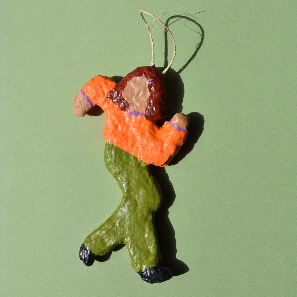Pappmaché Tanzende Lebensfreude