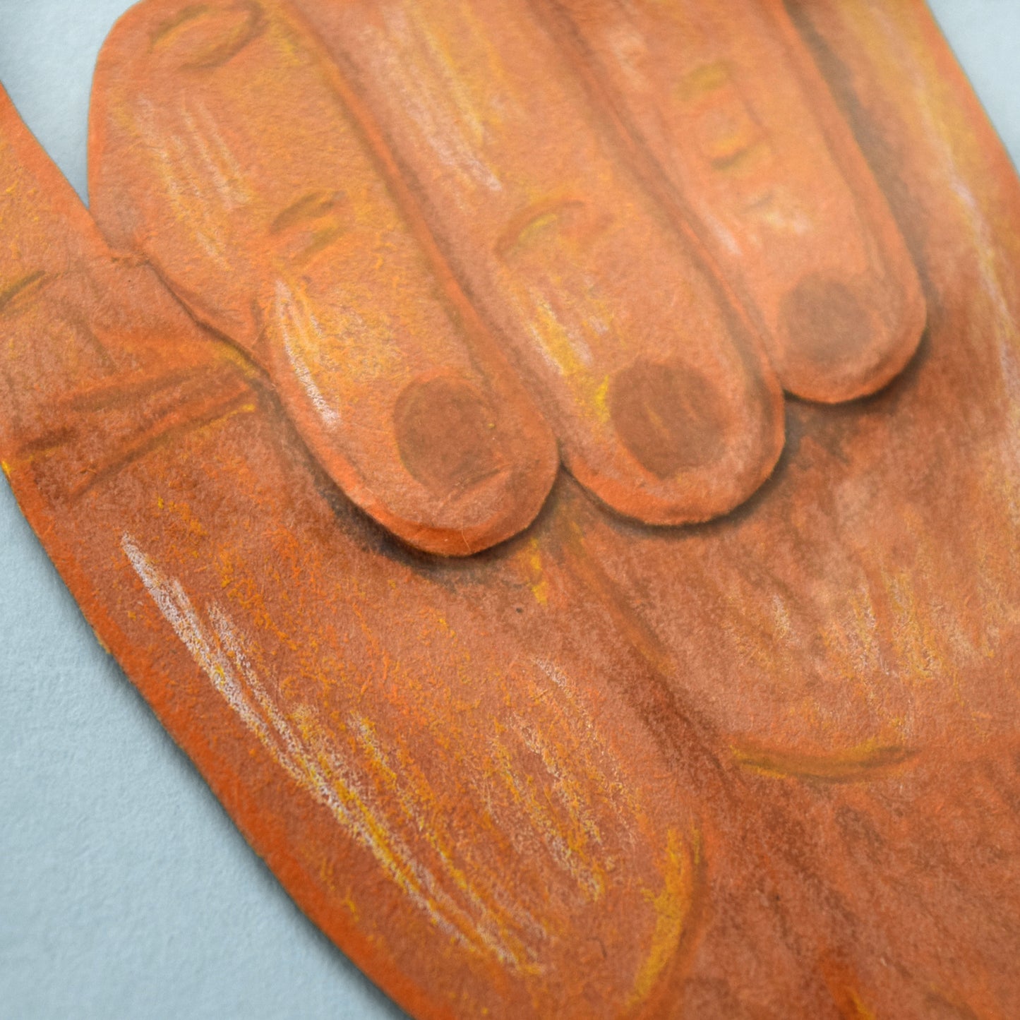 Papier Alphabet sign language (DGS)